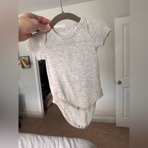 Little Sleepies Gray Bodysuit